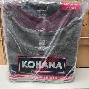 Men's Gray and Maroon Shirt Pack